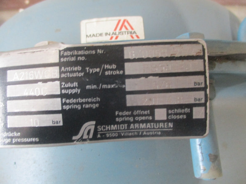 SCHMIDT ARMATUREN V726DFVNA 10BAR NSNP