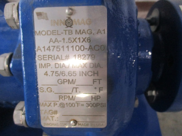 INNOMAG TBMAG,A1 1.5X1X6 230/460V 7.24/3.62A 300PSI NSNP