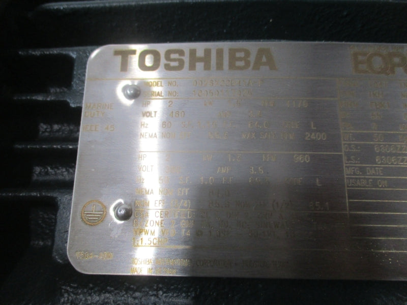 TOSHIBA 0026XSSB41A-P 460V 3.4A NSMP