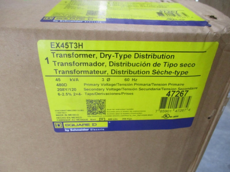 SQUARE D EX45T3H 480V 54.1A NSMP
