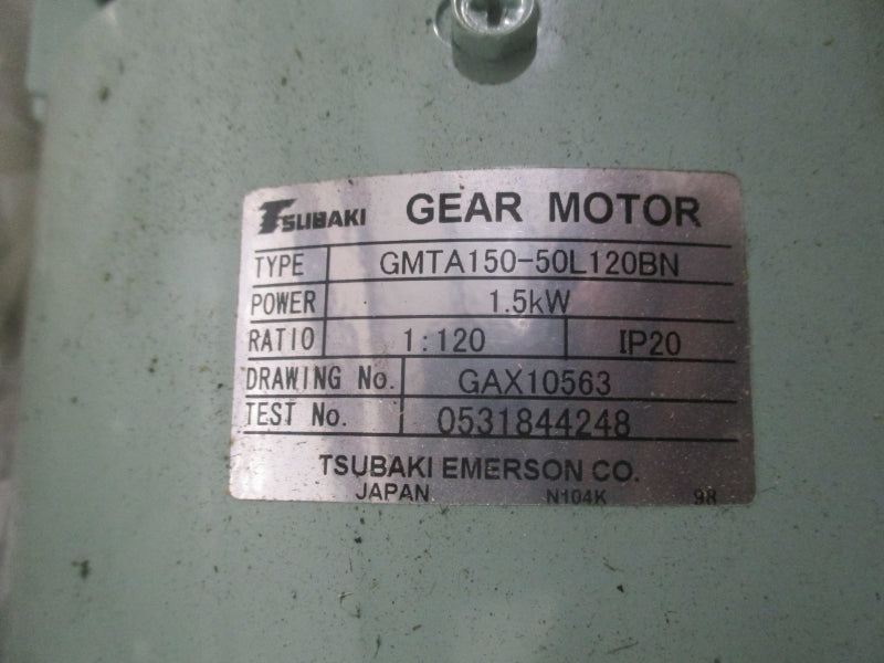 TSUBAKI GMTA150-50L120BN 220V 6.0A NSNP