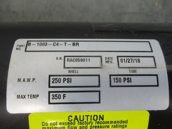 THERMAL TRANSFER PRODUCTS B-1003-C4-T-BR 250PSI NSNP