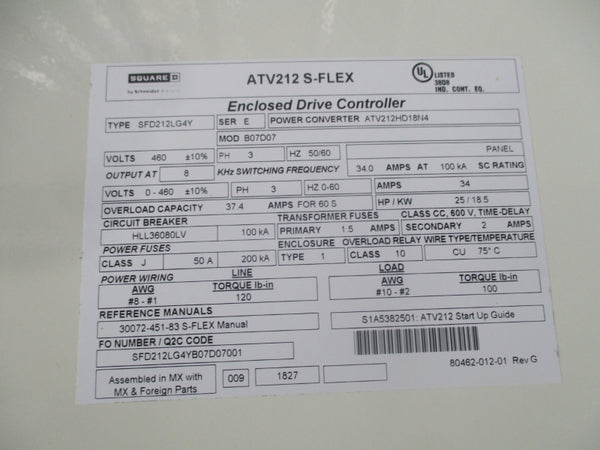 SQUARE D SFD212LG4Y  NSNP