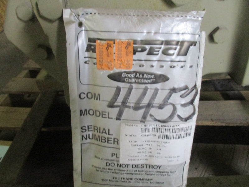 TRANE CHHB070TKA088AHNN 460/60/3V 633A NSNP