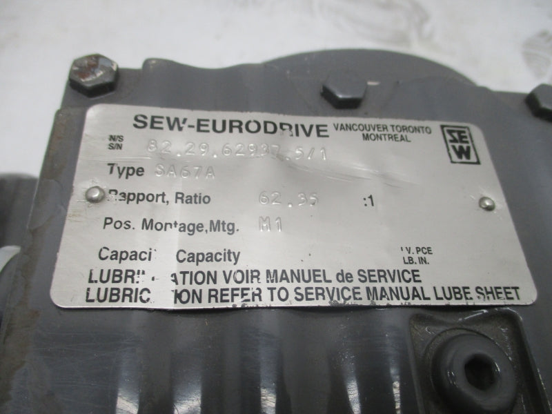 SEW-EURODRIVE DRE80M4BE1HF/FG/RI 330/575V 2.00/1.15A UNMP