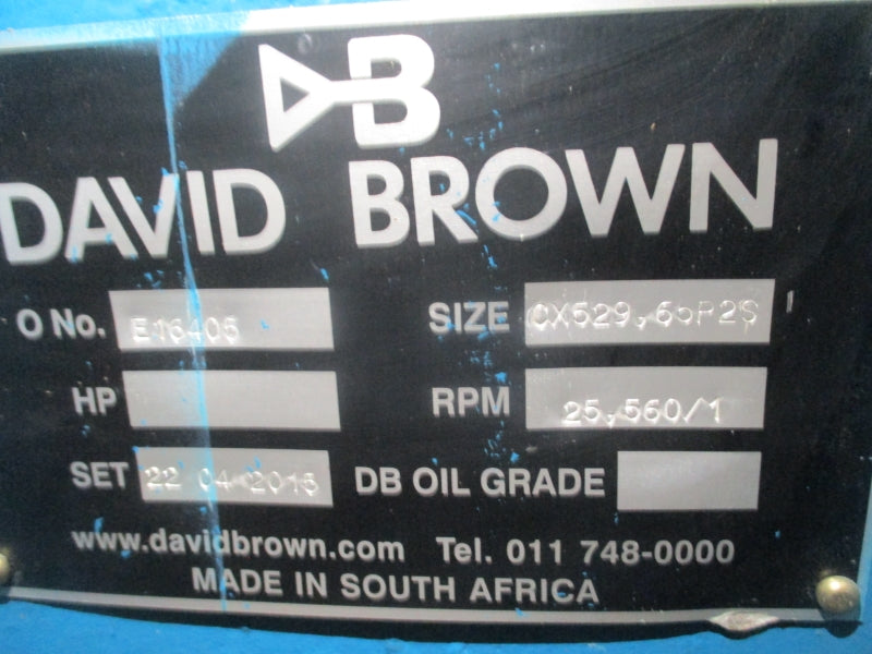 DAVID BROWN E16405 CX529-65P2S NSMP