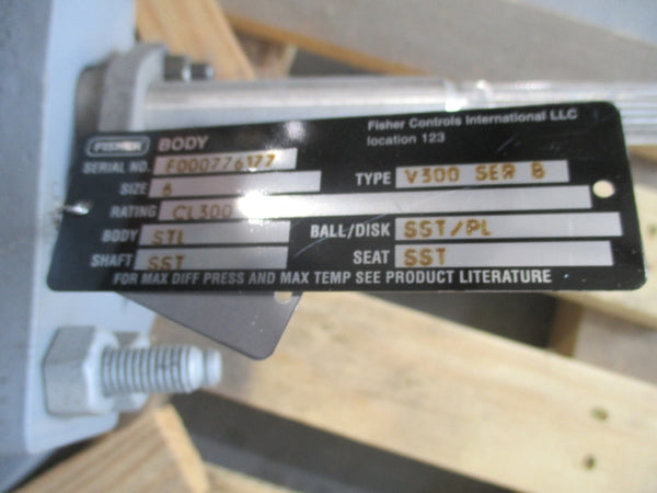 FISHER V300 SER. B 6" SIZE 6 STAINLESS NSNP
