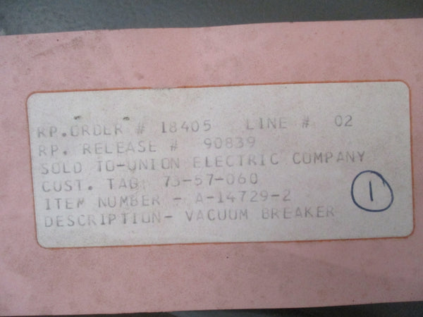 ACTUATOR A-14729-2 NSNP