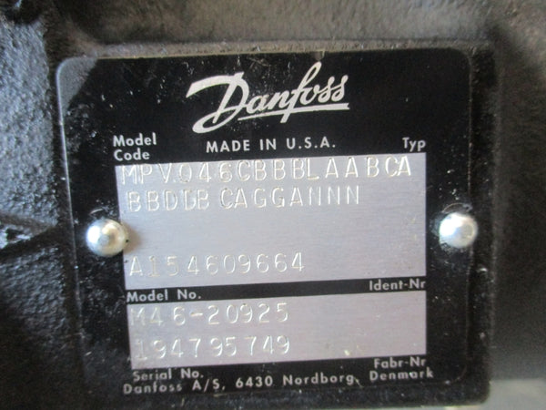 DANFOSS MPV.046CBBBLAABCABBDDBCAGGANNN M46-20925 NSNP