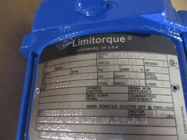 LIMITORQUE 3" SMB-00 NUCLEAR-APO  230/460V 3.00/1.50A NSNP