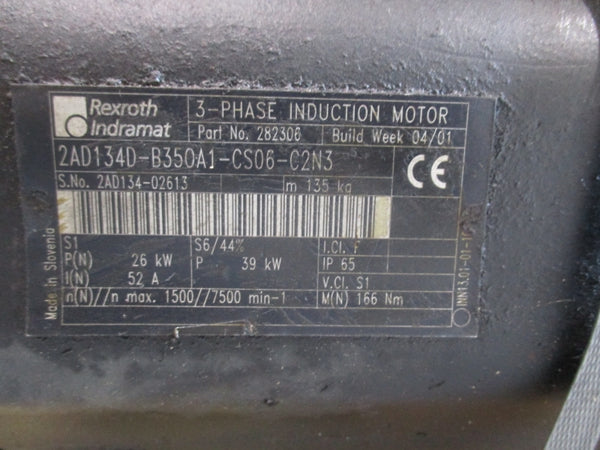 REXROTH 2AD134D-B350A1-CS06-C2N3 282306 52A UNMP