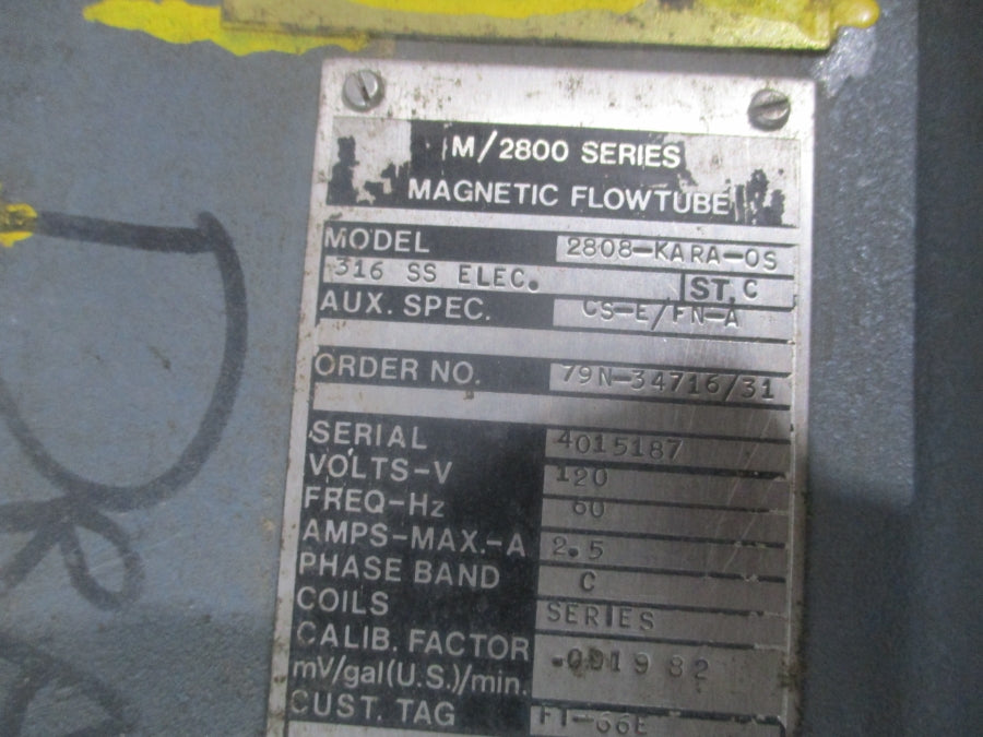 FOXBORO 2808-KARA-0S 120V 2.5A UNMP