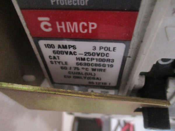 EATON SCNU41406 SIZE 3 BUCKET WITH 100 A CIRCUIT BREAKER480V 100A NSNP