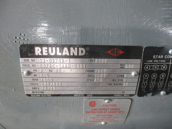 REULAND 0076E-1AAN-0131 230/460V 24/12A NSNP