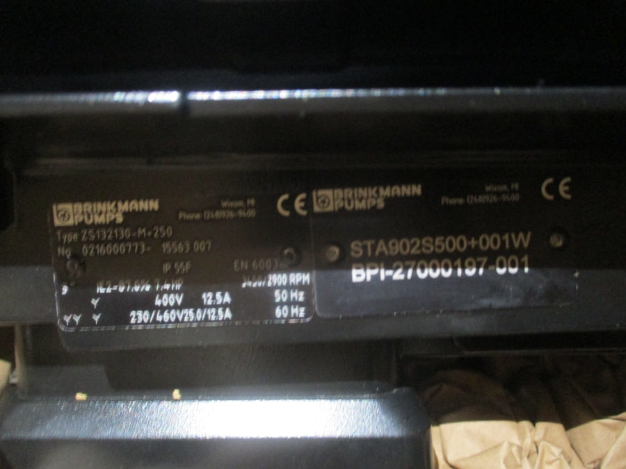 BRINKMANN PUMPS ZS132130-M+250 230/460V 25.0/12.5A NSMP