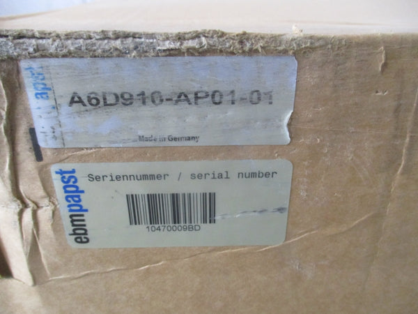 EBMPAPST A6D910-AP01-01 400V 5.9/3.1A NSNP