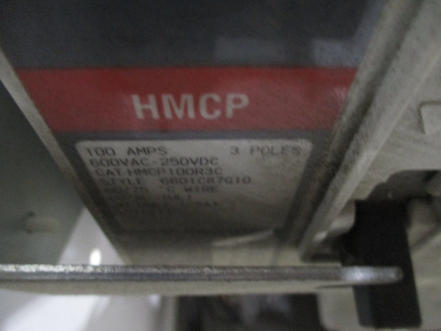 EATON SIZE 3 MCC BUCKET AN16KN0 W/ 100 AMP CB  480V 100A NSNP