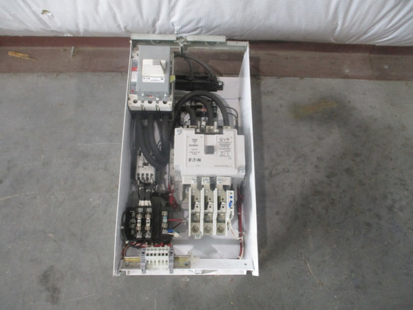EATON CUTLER SIZE 4 MCC BUCKET W/AN16NNO AND HMCP150 BREAKER NSNP