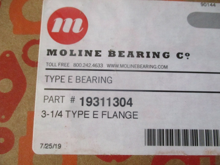 MOLINE BEARING 19311308 NSMP