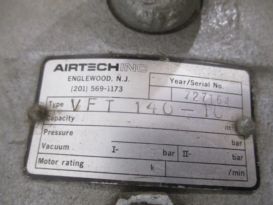 AIRTECH VFT140-10 208-230/460V 21.5-20/10A NSNP