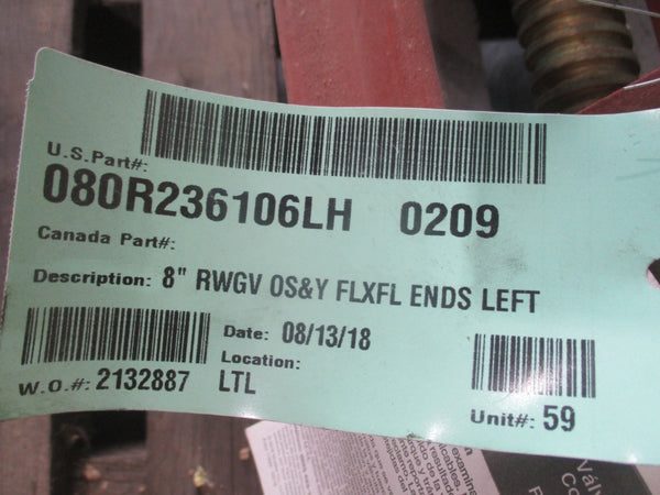 MUELLER 080R236106LH0209 8" NSNP