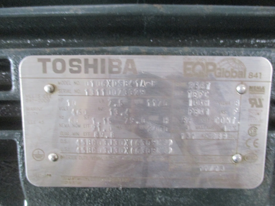 TOSHIBA 0106XDSB41A-1 460V 7.5/13.4A NSNP