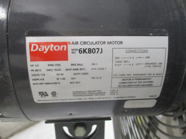 DAYTON 2C785B 115V 4.8A UNMP