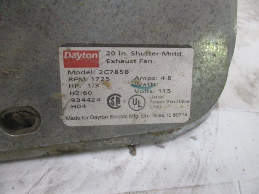 DAYTON 2C785B 115V 4.8A UNMP