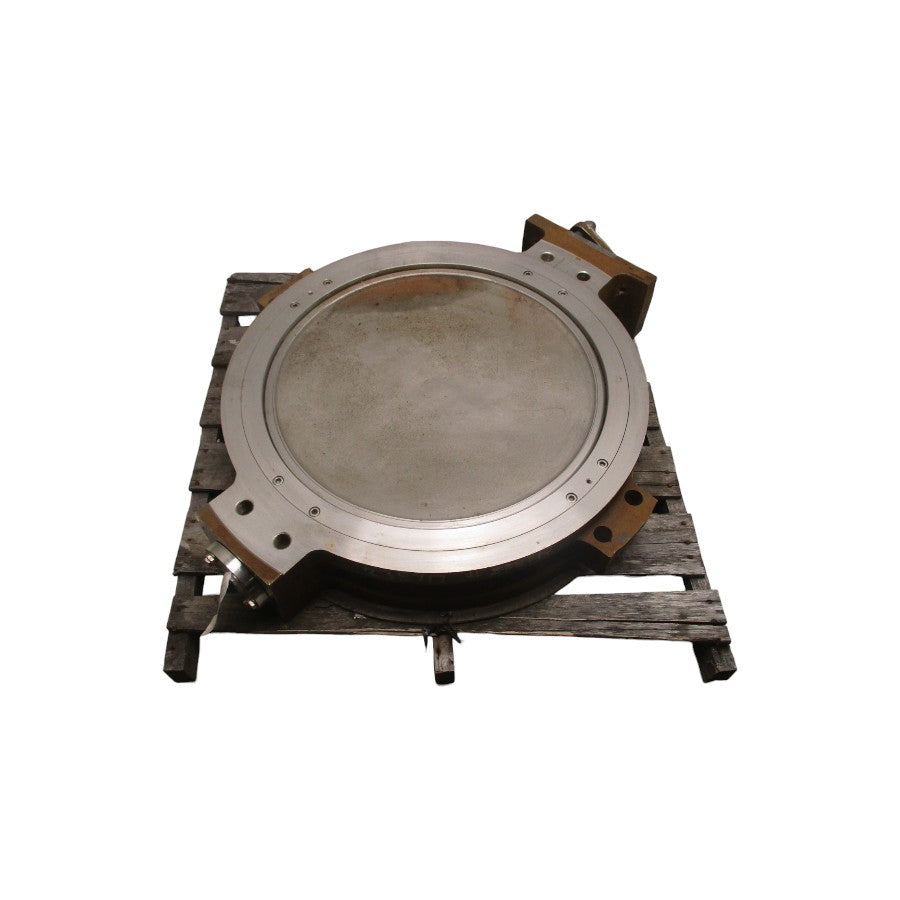 NELES JAMESBURY 815W-11 STAINLESS BUTTERFLY VALVE 30" 3600-MT 150PSI NSNP