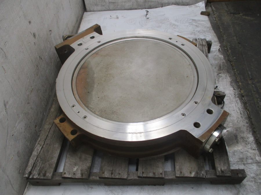 NELES JAMESBURY 815W-11 STAINLESS BUTTERFLY VALVE 30" 3600-MT 150PSI NSNP
