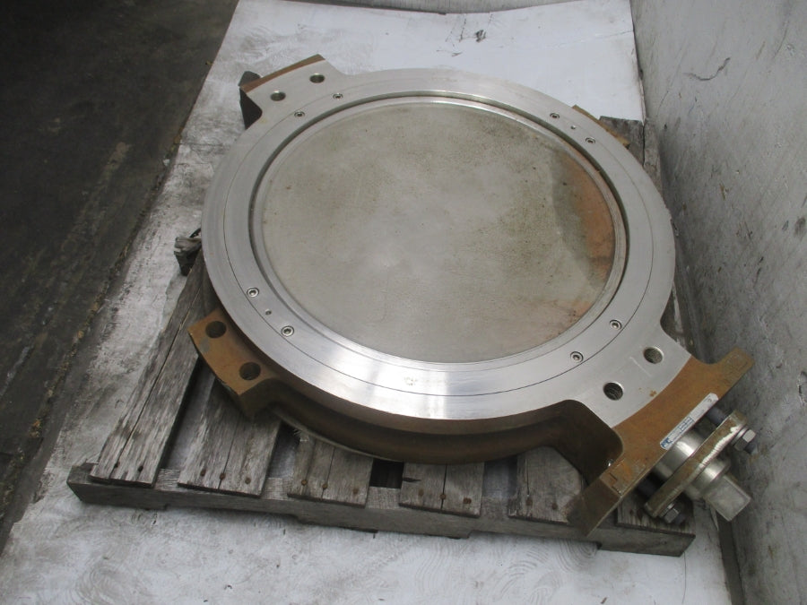 NELES JAMESBURY 815W-11 STAINLESS BUTTERFLY VALVE 30" 3600-MT 150PSI NSNP