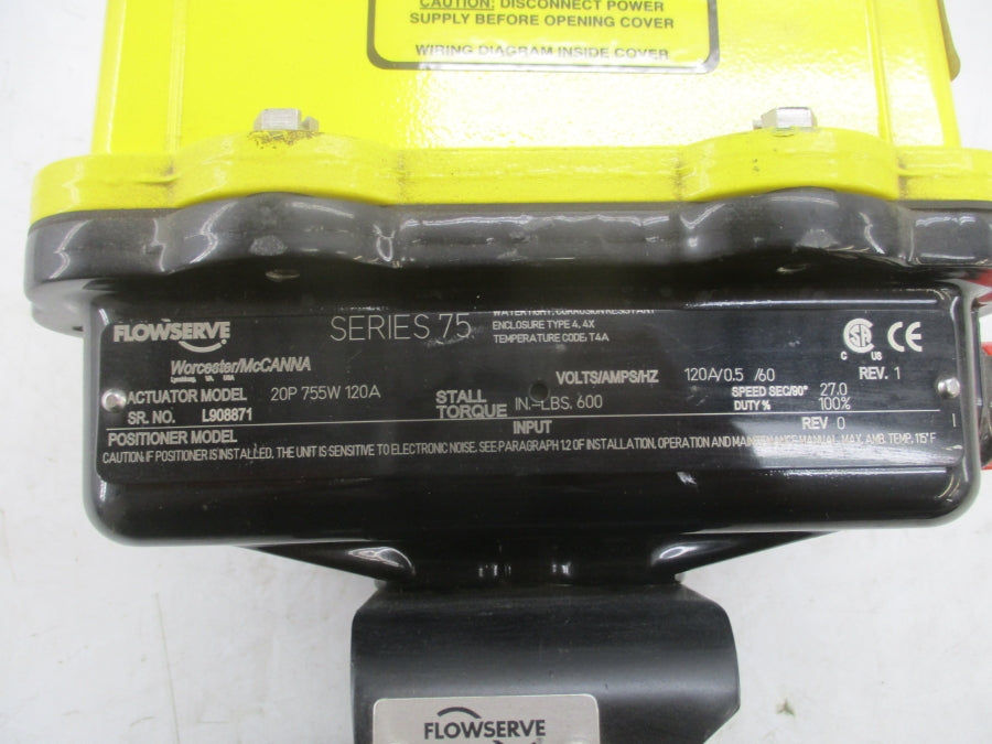 FLOWSERVE 20P755W120A 120V .5A (AS PICTURED) NSNP