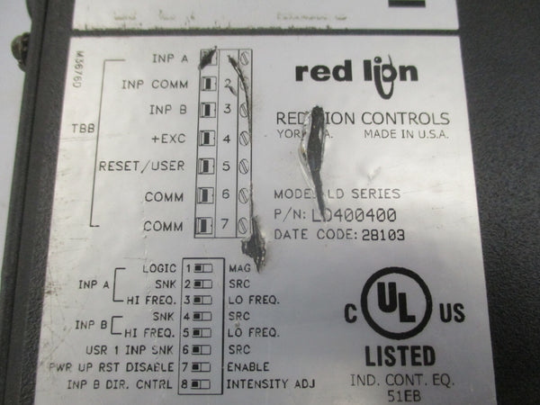 RED LION LD400400 50-250VAC UNMP