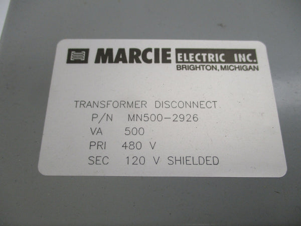MARCIE ELECTRIC MN500-2926 480V NSMP