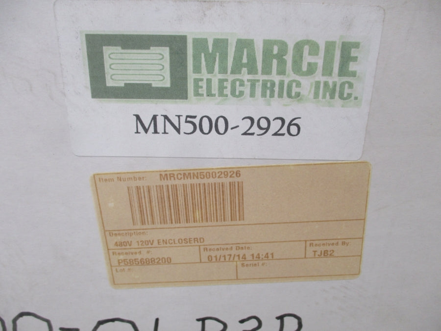 MARCIE ELECTRIC MN500-2926 480V NSMP