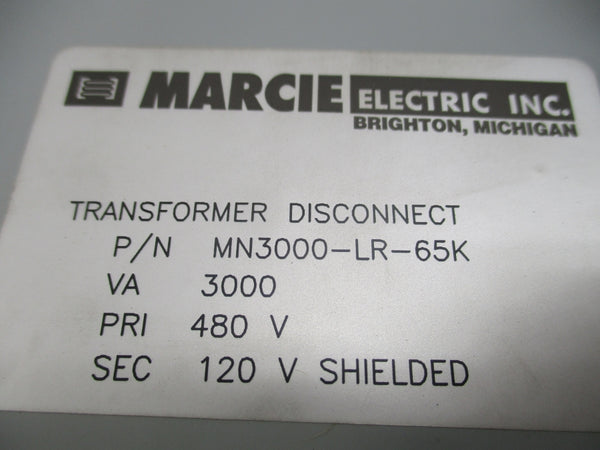 MARCIE ELECTRIC MN3000-LR-65K 480V NSMP