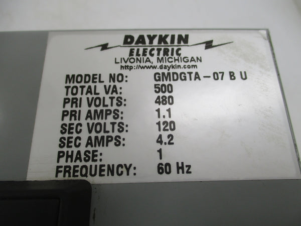 DAYKIN GMDGTA-07BU 480V 1.1A NSNP