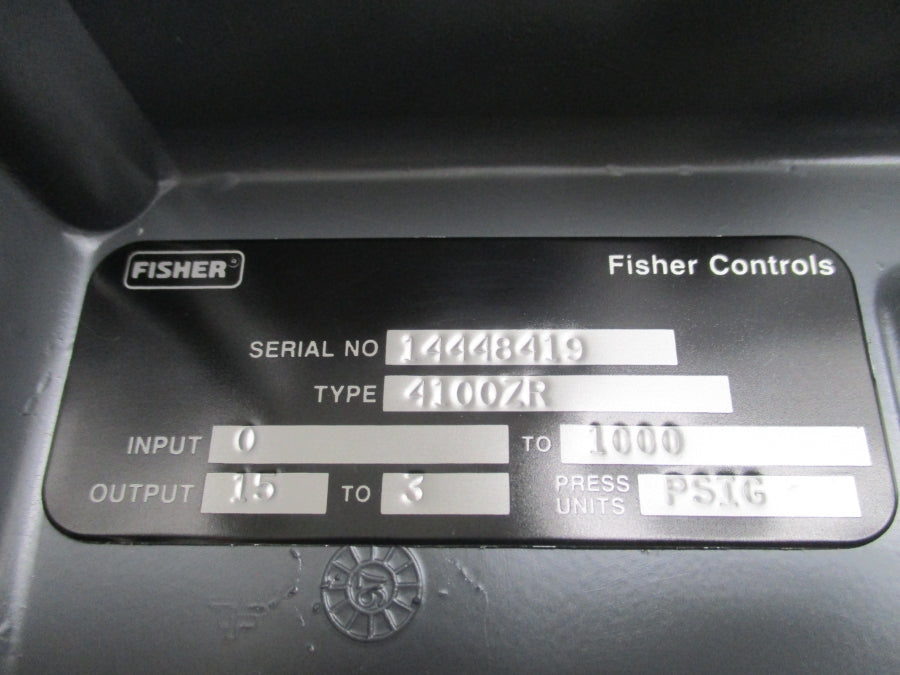 FISHER 4100Z-16/RA 15-3PSI NSMP
