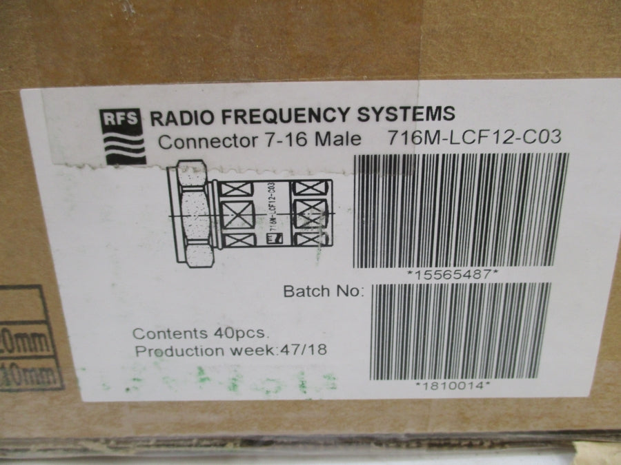 RFS 716M-LCF12-C03 (PKG OF 40) NSMP