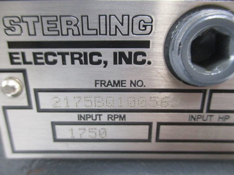 STERLING ELECTRIC 2175BQ100562 NSNP