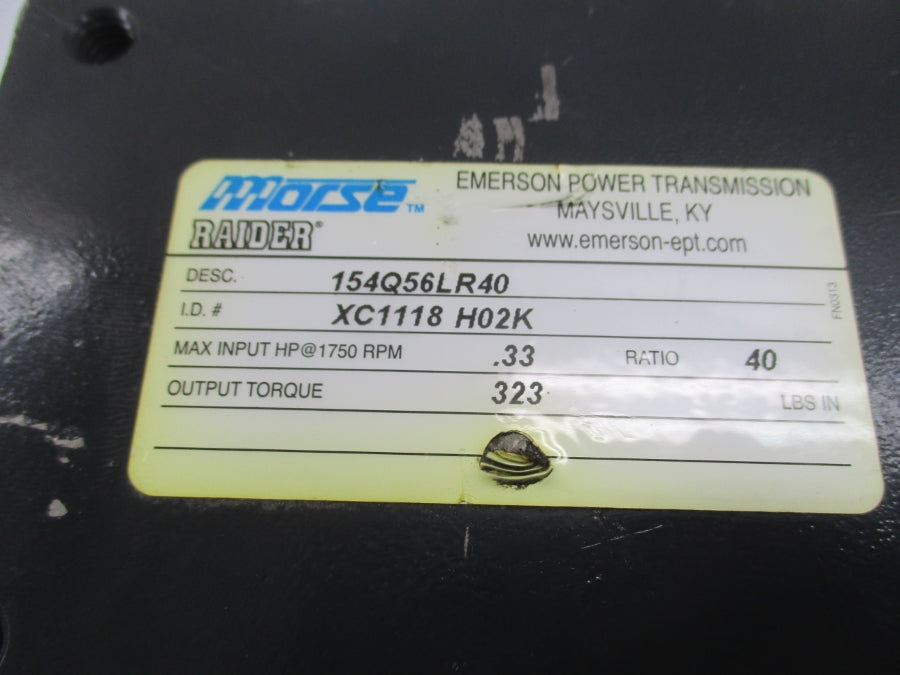 MORSE 154Q56LR40 XC1118 H02K (AS PICTURED) NSNP