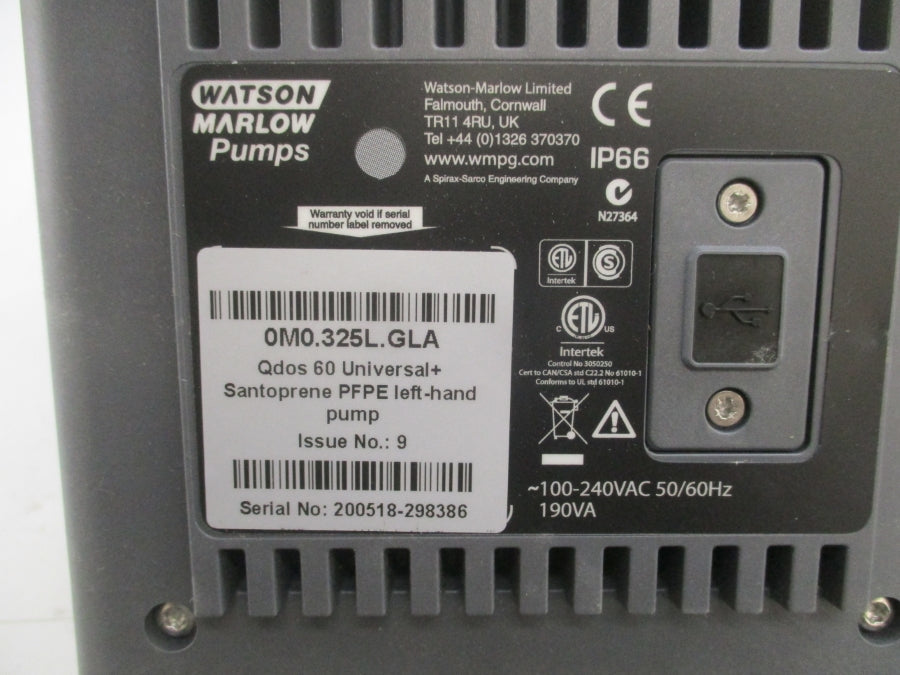 WATSON MARLOW 0M0.325L.GLA 100-240VAC NSMP
