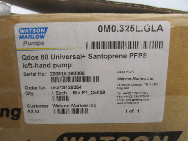 WATSON MARLOW 0M0.325L.GLA 100-240VAC NSMP