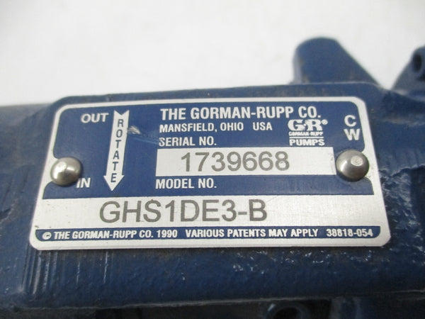 GORMAN-RUPP GHS1DE3-B NSNP