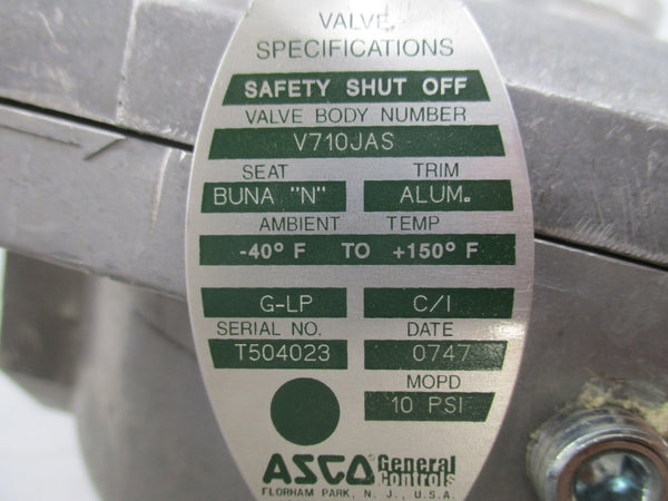 ASCO V710JAS 10PSI 2" NSMP