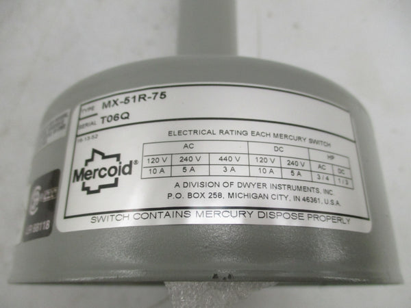 MERCOID MX-51R-75 440V 3A NSMP