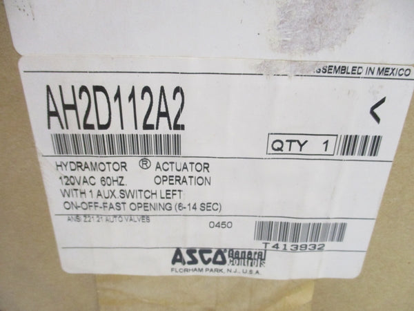 ASCO AH2D112A2 120VAC NSFS