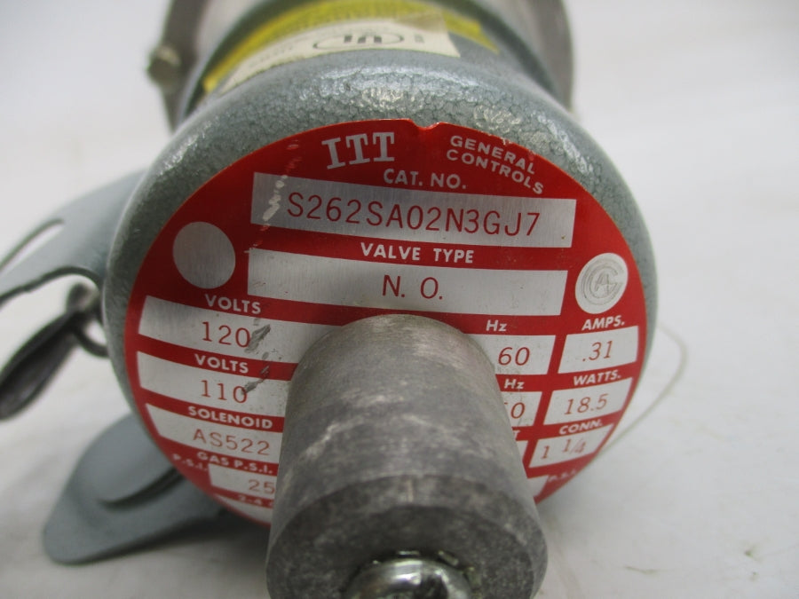 ITT S262SA02N3GJ7 110/120V 0.31A 25PSI 1-1/4" NSNP