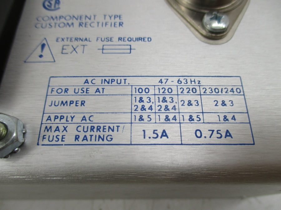 POWER ONE HBAA-40W-A 230/240V 0.75A NSMP