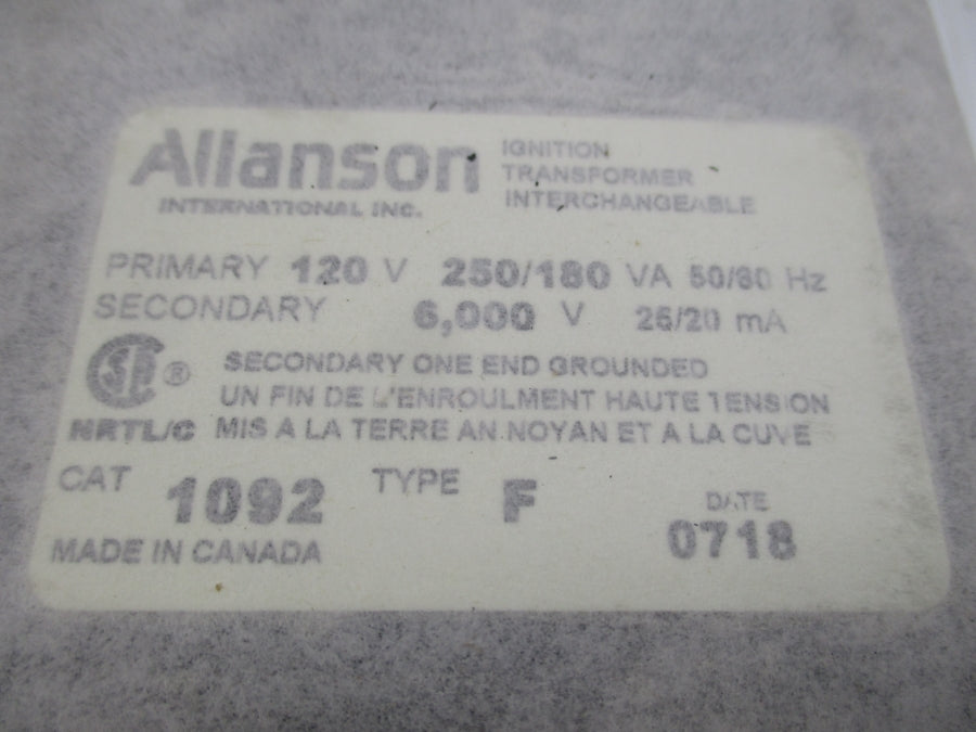 ALLANSON 1092-F 120V NSMP
